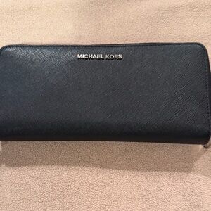 Michael Kors Black Saffiano Leather Wallet